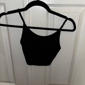 Black tank top